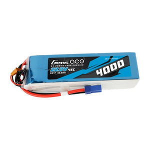 Gens Ace 4000mAh 22.2V 45C 6S1P batteri
