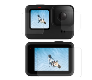 Ekraani ja objektiivi karastatud klaas Telesin GoPro Hero 9 / Hero 10 / Hero 11 / Hero 12 jaoks (GP-FLM-901)