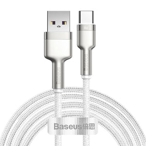 USB-kaabel USB-C Baseus Cafule jaoks, 66W, 2m (valge)