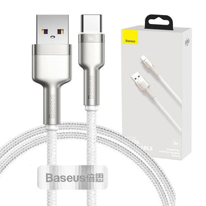 USB-kaabel USB-C Baseus Cafule jaoks, 66W, 1m (valge)