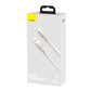 USB-kaabel USB-C Baseus Cafule jaoks, 66W, 1m (valge)