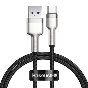 USB-kaabel USB-C Baseus Cafule jaoks, 66W, 1m (must)