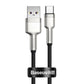 USB-kabel til USB-C Baseus Cafule, 66W, 0,25 m (sort)