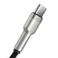 USB-kabel til USB-C Baseus Cafule, 66W, 0,25 m (sort)