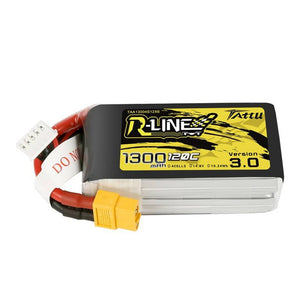 Tattu R-Line Version 3.0 1300mAh 14.8V 120C 4S1P XT60-batteri