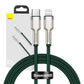USB-C cable for Lightning Baseus Cafule, PD, 20W, 1m (green)
