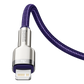 USB-C kaabel Lightning Baseus Cafule jaoks, PD, 20W, 1m (lilla)