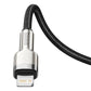USB-C kaabel Lightning Baseus Cafule jaoks, PD, 20W, 0,25m (must)
