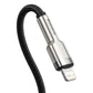 USB-C kaabel Lightning Baseus Cafule jaoks, PD, 20W, 0,25m (must)