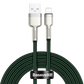 USB-kaabel Lightning Baseus Cafule jaoks, 2,4A, 2m (roheline)