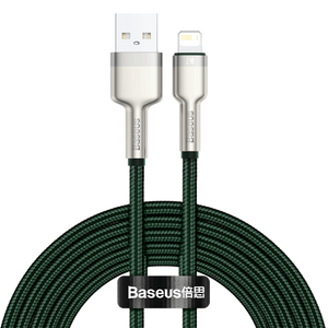 USB-kabel för Lightning Baseus Cafule, 2,4A, 2m (grön)