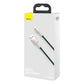 USB-kaabel Lightning Baseus Cafule jaoks, 2,4A, 2m (roheline)