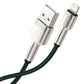 USB-kaabel Lightning Baseus Cafule jaoks, 2,4A, 2m (roheline)