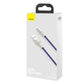 USB-kaabel Lightning Baseus Cafule jaoks, 2,4A, 1m (lilla)