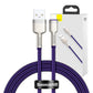 USB-kaabel Lightning Baseus Cafule jaoks, 2,4A, 1m (lilla)
