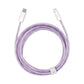 USB-C kaabel Lightning Baseus Dynamic Series jaoks, 20W, 2m (lilla)