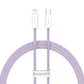 USB-C kaabel Lightning Baseus Dynamic Series jaoks, 20W, 1m (lilla)