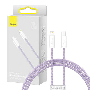 USB-C kaabel Lightning Baseus Dynamic Series jaoks, 20W, 1m (lilla)