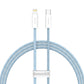 USB-C kabelis Lightning Baseus Dynamic Series, 20W, 1m (zils)