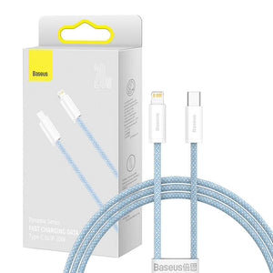 USB-C kabelis Lightning Baseus Dynamic Series, 20W, 1m (zils)