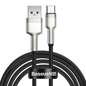 USB-kaabel USB-C Baseus Cafule jaoks, 66W, 2m (must)