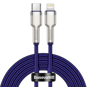 Baseus Cafule Series USB-C cable for Lightning, 20W, 2m (purple)