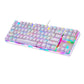 Mechanical gaming keyboard Motospeed K87S RGB (white)