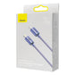Baseus Crystal Shine cable USB-C to Lightning, 20W, PD, 1.2m (purple)