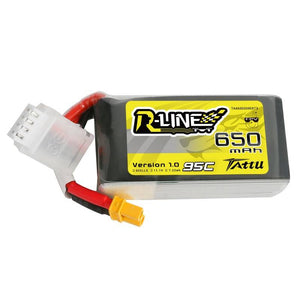 Batteri Tattu R-Line 650mAh 11.1V 95C 3S1P XT30 Lipo