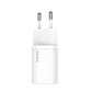 Seinälaturi Baseus Super Si Quick Charger 1C 25W (valkoinen)