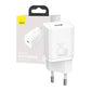 Seinälaturi Baseus Super Si Quick Charger 1C 25W (valkoinen)