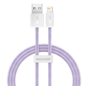 Baseus Dynamic kaabel USB-st Lightning-ini, 2.4A, 1m (lilla)