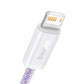 Baseus Dynamic kaabel USB-st Lightning-ini, 2.4A, 1m (lilla)