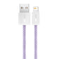 Baseus Dynamic kaabel USB-st Lightning-ini, 2.4A, 1m (lilla)
