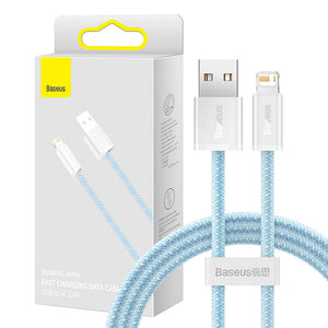 Baseus Dynamic kaabel USB-st Lightningusse, 2.4A, 1m (sinine)