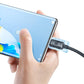 Baseus Crystal Shine kaabel USB-st USB-C-le, 100W, 1,2 m (must)