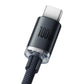 Baseus Crystal Shine kaabel USB-st USB-C-le, 100W, 1,2 m (must)