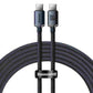 Baseus Crystal Shine cable USB-C to USB-C, 100W, 1.2m (black)