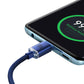 Baseus Crystal Shine kaabel USB-C kuni USB-C, 100W, 2m (sinine)