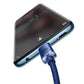 Baseus Crystal Shine kaabel USB-C kuni USB-C, 100W, 2m (sinine)