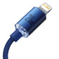 Baseus Crystal kaabel USB-C kuni Lightning, 20W, 1,2m (sinine)
