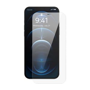 Baseus rūdīta stikla aizsargplēve caurspīdīga 0,3 mm (6,1 collas) iPhone 12/12 Pro (2 gab.)