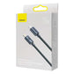 Baseus Crystal-kabel USB-C till Lightning, 20W, PD, 1,2 m (svart)