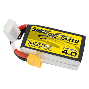 Batteri Tattu R-Line 4.0 1400mAh 14.8V 130C 4S1P XT60