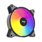 Kompiuterio ventiliatorių rinkinys 3in1 Aigo AR12 ARGB 120x120 (juodas)