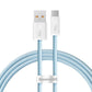 Kabel USB till USB-C Baseus Dynamic Series, 100W, 1m (blå)