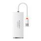 Baseus Lite Series Hub 4in1 USB to 4x USB 3.0, 25cm (White)