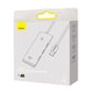 Hub 4in1 Baseus Lite Series USB to 4x USB 3.0, 1m (Black)