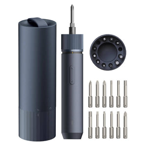 HOTO QWLSD001 cordless precision screwdriver + bit set (blue)