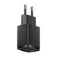 Baseus Kompakt Snabbladdare, 2x USB, 10,5W (svart)